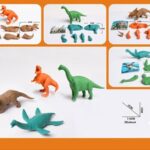 Set de 48 dinosaures en kit
