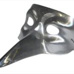 Masque Long nez argenté