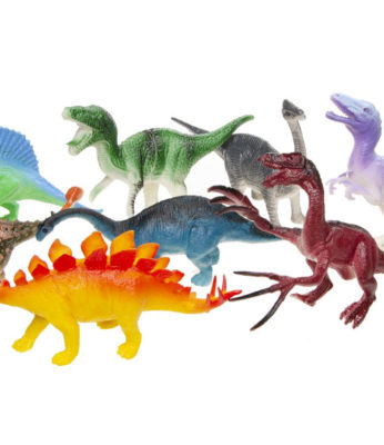 Set de 8 dinosaures