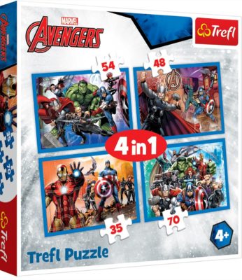 Puzzle Avengers 4 en 1
