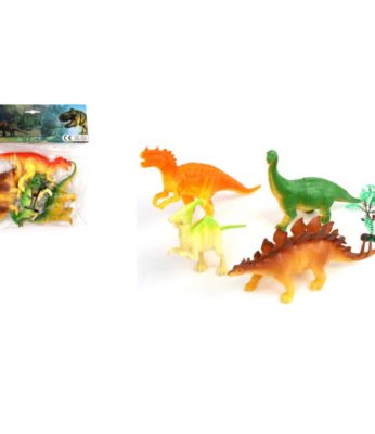 Set de 4 dinosaures