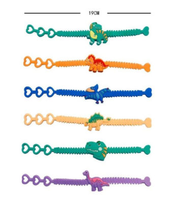 Set de 12 bracelets Dinosaure