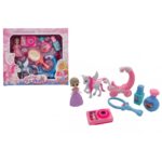 Poupée Carrosse, Licorne et accessoires