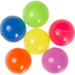 Set de 100 balles magiques Néon 25mm