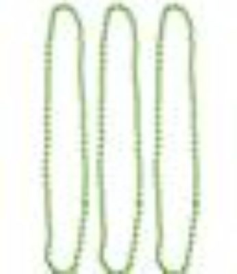 Set de 3 colliers de perles Vert