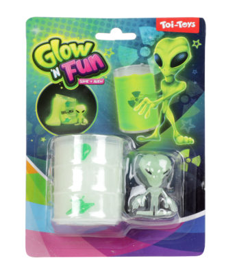 Slime Baril avec Alien phosphorescent