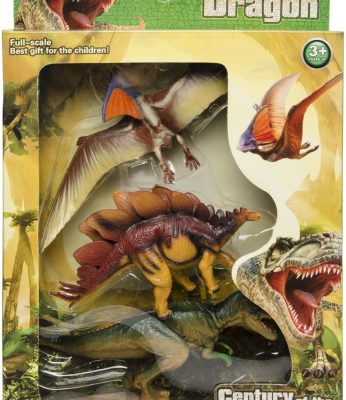 Set de 3 dinosaures