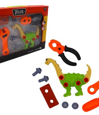 Set de 10 outils pour construire son dinosaure