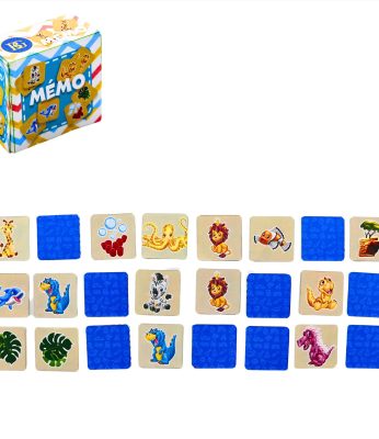 Jeu de cartes Memory Animal