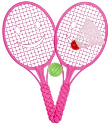Set de tennis avec balle et volant