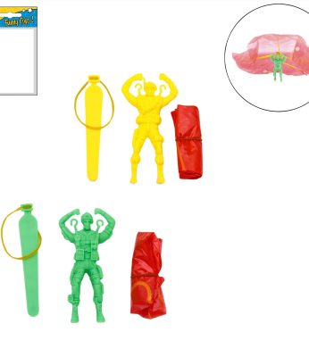 Parachutiste Fluo 9 cm
