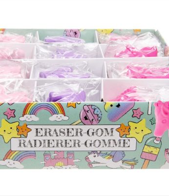 Set de 48 gommes Licorne