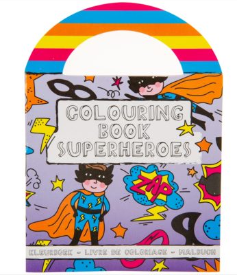 Livre de coloriage Super-héros avec stickers